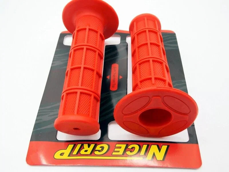 Red Hand Grip Set for Honda CRF125 (Left & Right)
