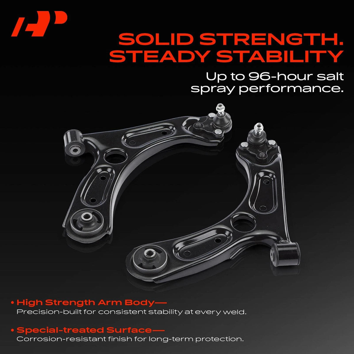 2X Front Lower Control Arm w/Ball Joint Assy for Hyundai Elantra (2017–2020) 527-479, 54500F2000, 54500F2AA0