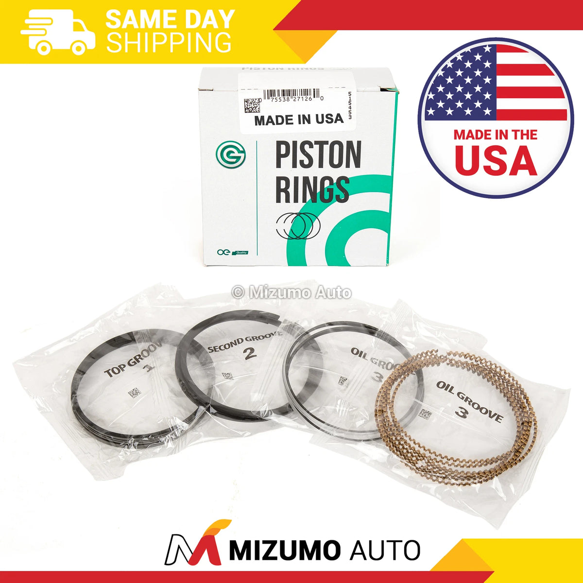 Piston Rings for Chrysler Dodge Challenger 6.1L V8 (2005–2010) MA-5741109905