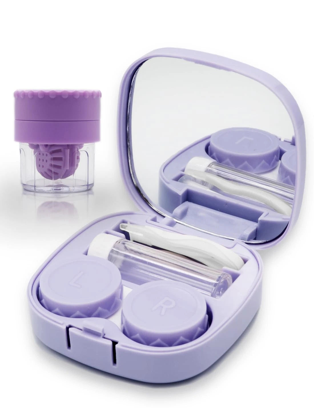 Contact Lens Case for Vastsoon (Travel Small, Sugar Purple)