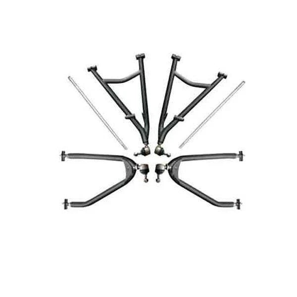 Set of 4 Long Travel A-Arms & Elka Stage 3 Front Shocks for LTZ400 (2003–2004)