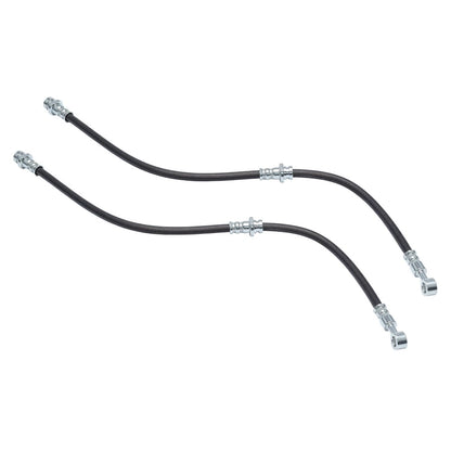 Set of 2 Brake Hoses for Mitsubishi Endeavor (2004–2011) 18021881, MR569290