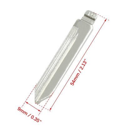 2X Metal Flip Remote Key Blank Blade for Ford Mercury (No Year Specified)
