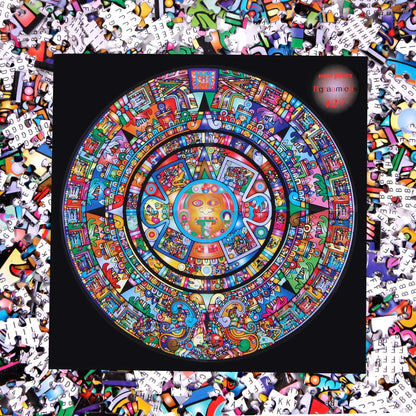 1000-Piece Round Puzzle for Aztec Totem