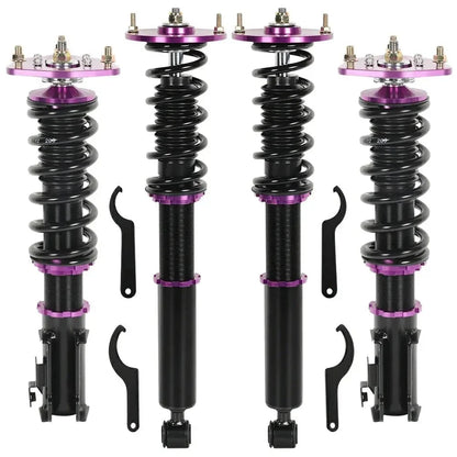 Set of 4 Coilovers Suspension Struts for Nissan Silvia 240SX S14 (1995–1998)