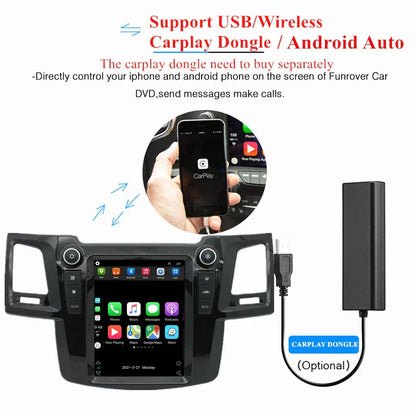 9.7'' Stereo GPS Navigation for Toyota Fortuner Hilux (2005-2014)