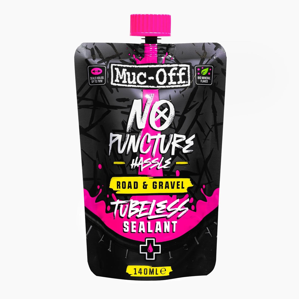 Muc-Off No Puncture Hassle Tubeless Sealant for Road & Gravel (140ml)