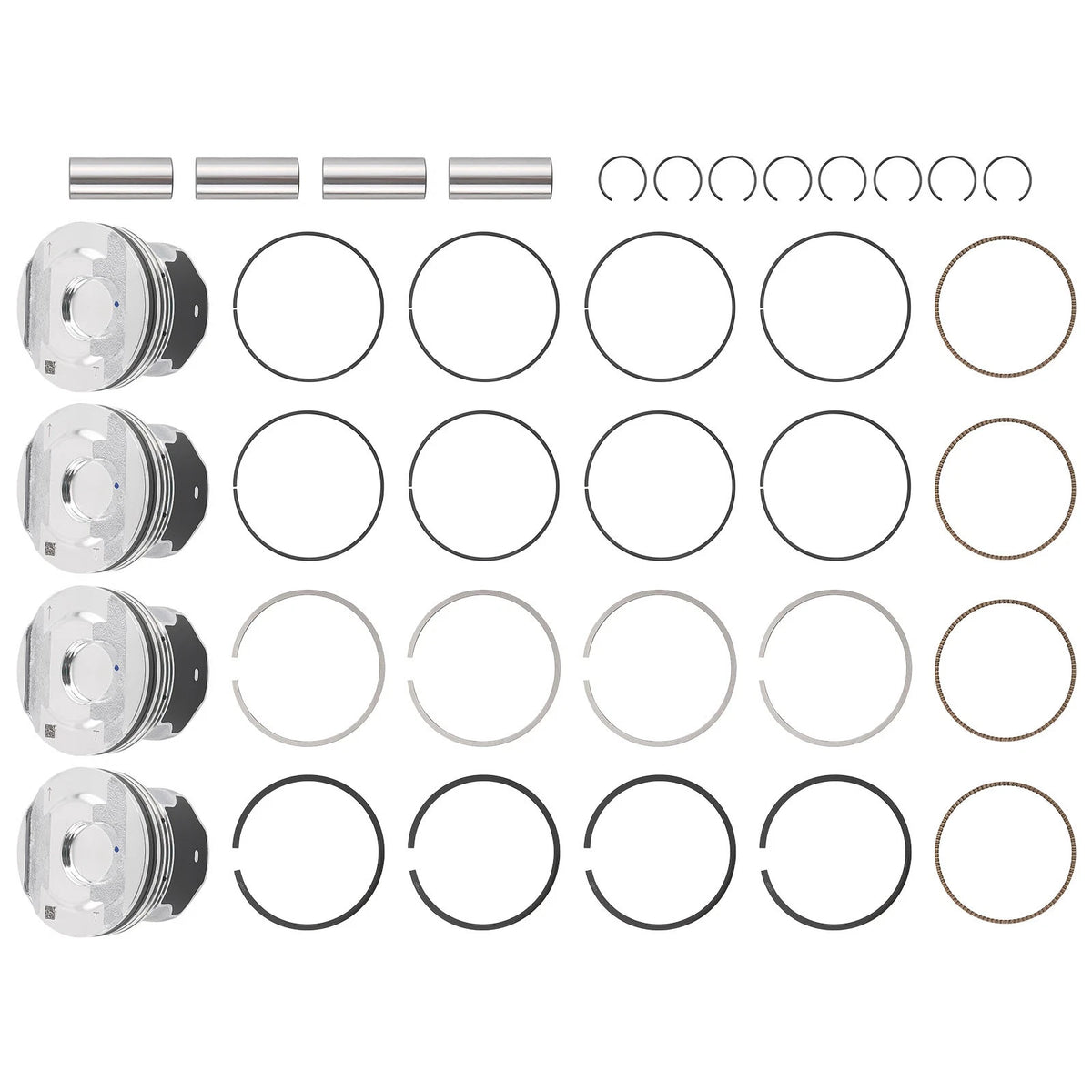 Pistons & Rings Kit for Buick Regal GL8, Cadillac ATS, XT5, Chevy 2.0T (I4D9GT, 12652809)