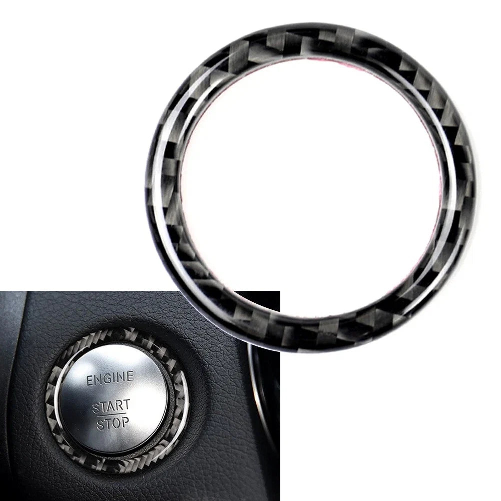 Engine Start Stop Button Ring Cover for Benz A B C GLC GLA CLA (W176)