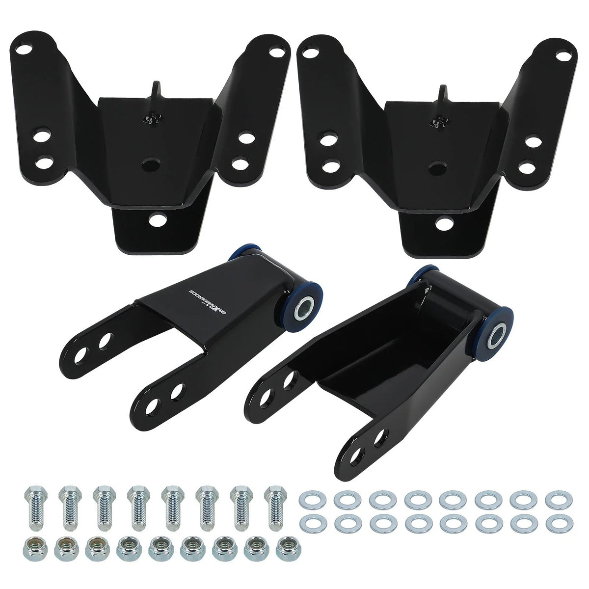 Set of 2 Drop Lowering Hanger Shackles for Chevy GMC C10 2WD (1973–1987)