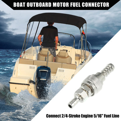 5/16" Boat Fuel Connector Male Nut for Tohatsu Nissan (2/4 Stroke)