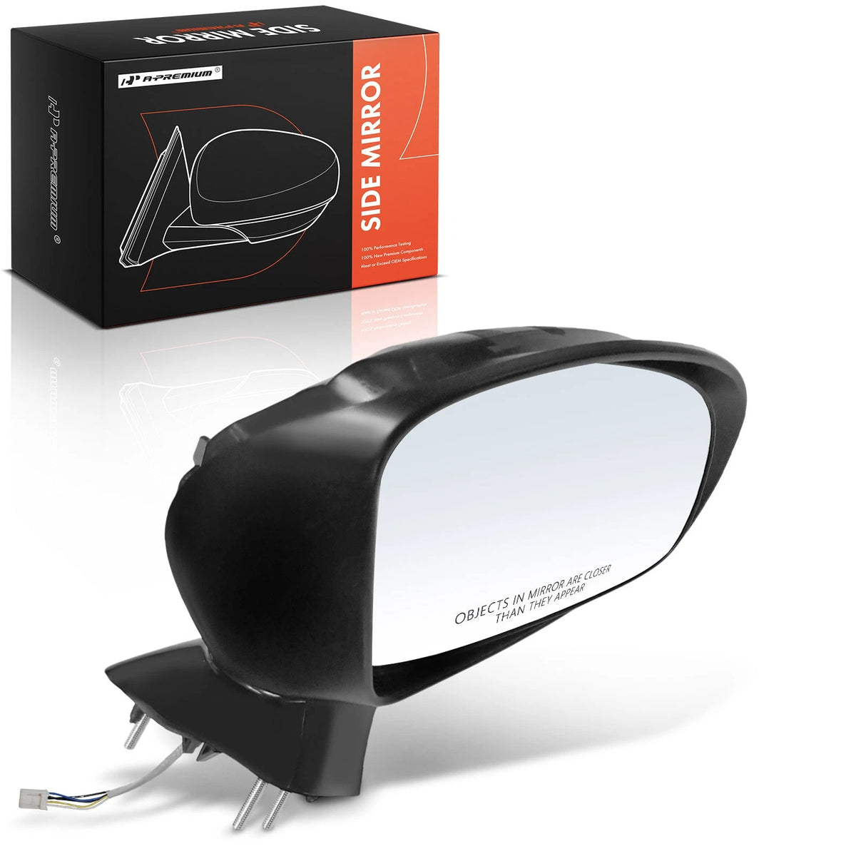 Power Mirror for Toyota Venza (2009–2012) - Heated, Manual Fold, 87910OT020, TO1321258