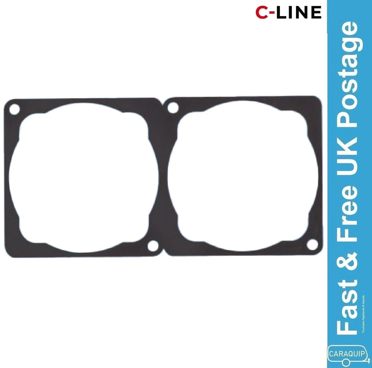 2X C-Line 2 Way Adapter Surround Plate for VW Campervan (PO272)