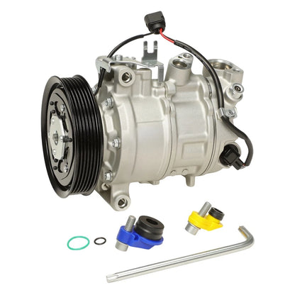A/C Compressor with Clutch for Audi Q7 A7 A6 (2016–2018) 4M0820803B 4M0820803K 4M0820803M