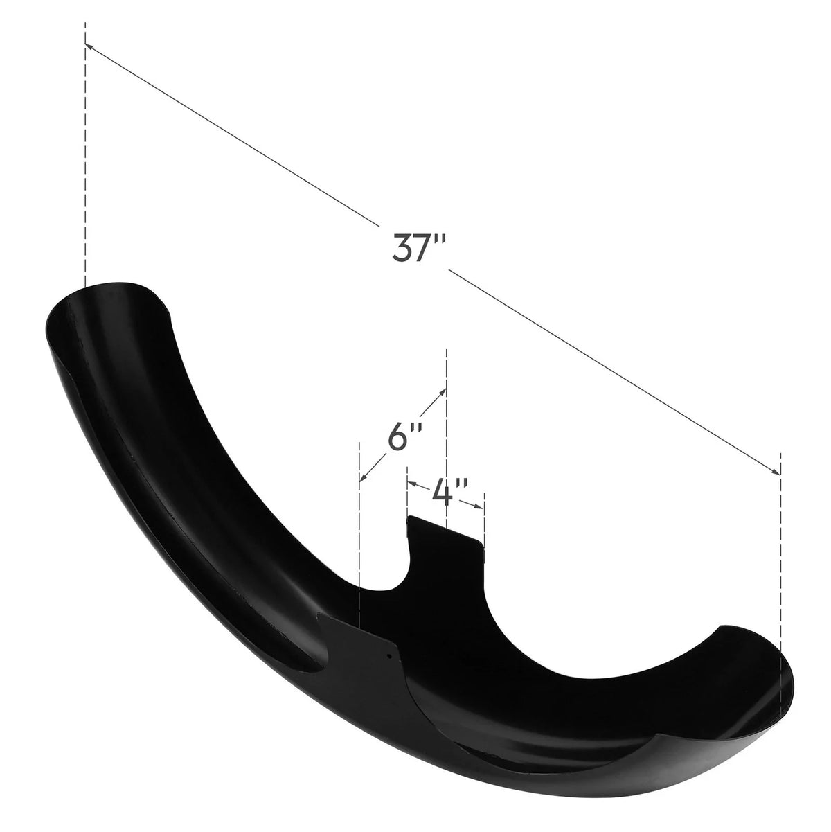 30" Wrapped Wheel Front Fender Steel for Harley Touring Electra (2009–2023)