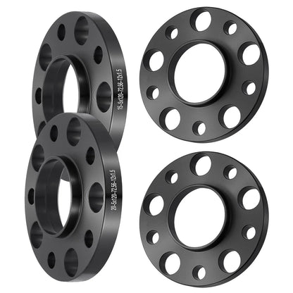 Set of 4 Hubcentric Wheel Spacers for BMW 735i (1990–1992) 15/20mm 5x120 72.56