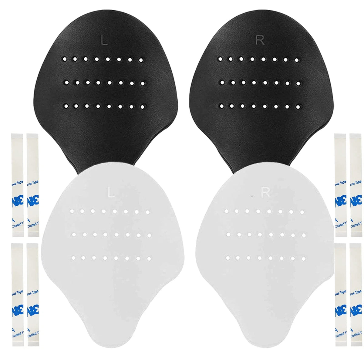 2 Pairs Toe Box Protectors for Sport Shoes (Upgraded Anti-Wrinkle)