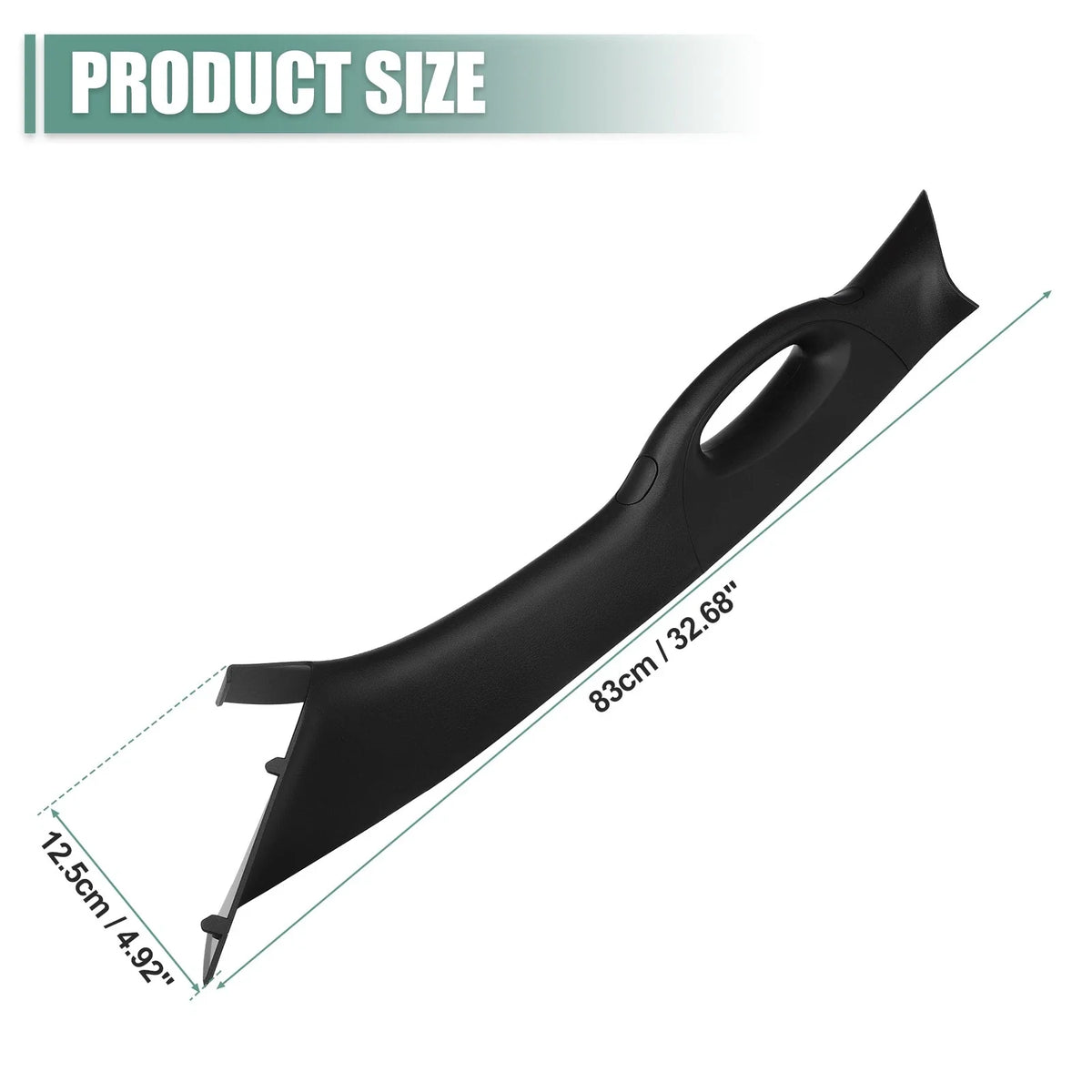 Left Driver Side A Pillar Trim Handle for Ford F150 (2006–2008) Black