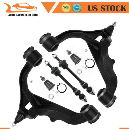 Set of 6 Front Lower Control Arm & Upper Ball Joint for Ram 1500 (2011–2012)