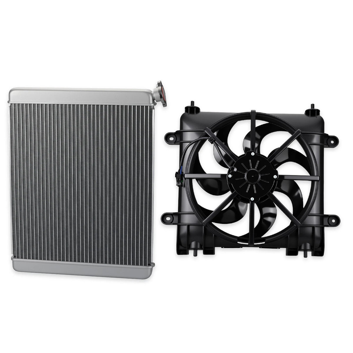 High Performance Radiator Cooling Fan for Polaris Ranger 1000 XP (2017–2025) 1240664, 1240745, 1241050, 2411816