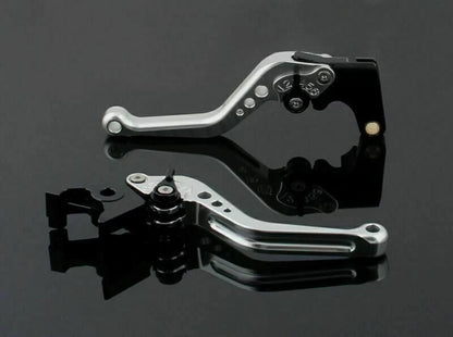 Short Brake Clutch Levers for Aprilia Tuono V4R (2011–2014) T9 Silver
