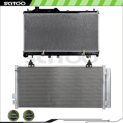 Radiator and A/C Condenser for Subaru Impreza XV Crosstrek (2008–2016)