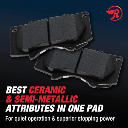 Set of 4 Front Brake Pads for Mazda 6 (2014–2021) Element3 Replacement