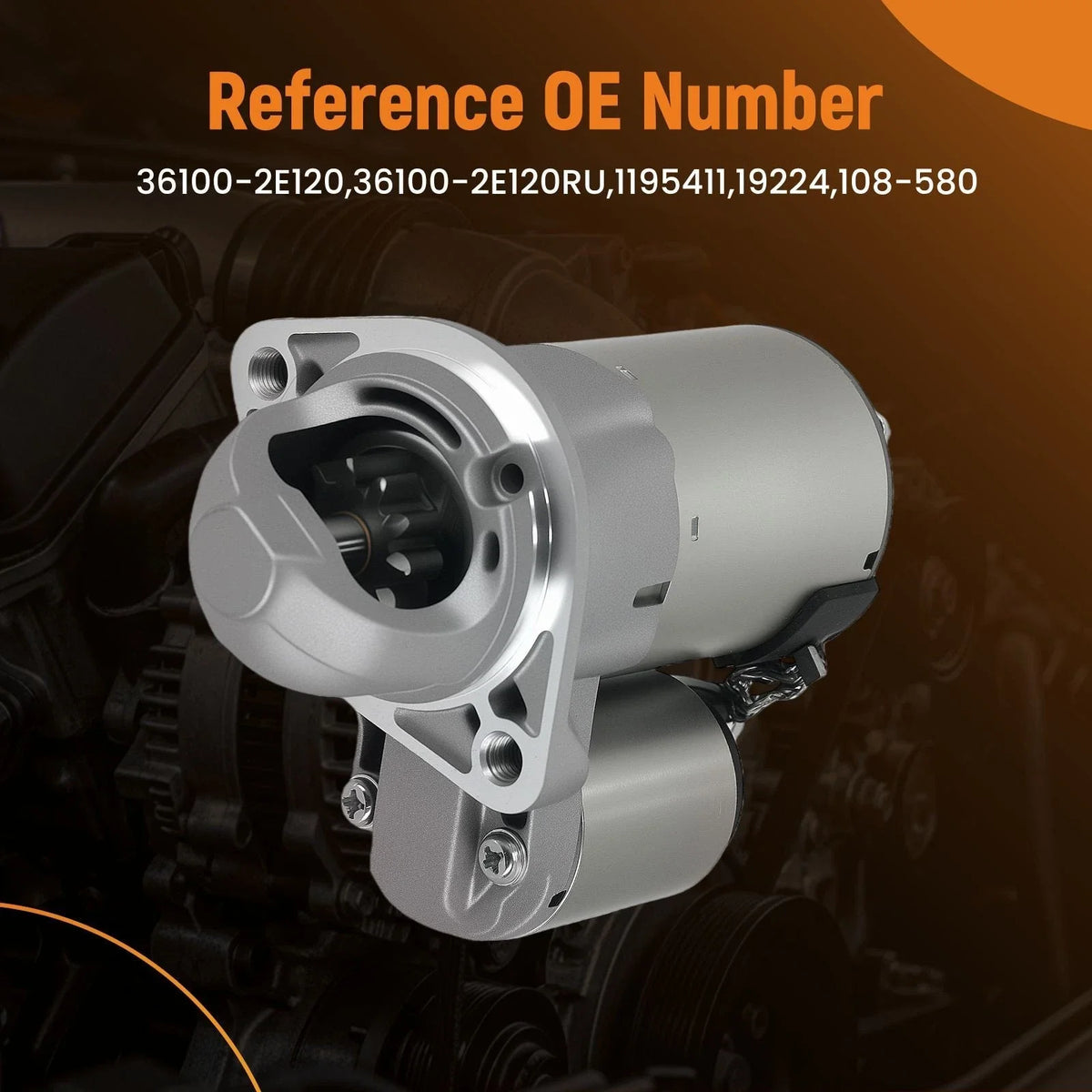 Starter Motor for Hyundai Elantra (2012–2013) 36100-2E120 12V