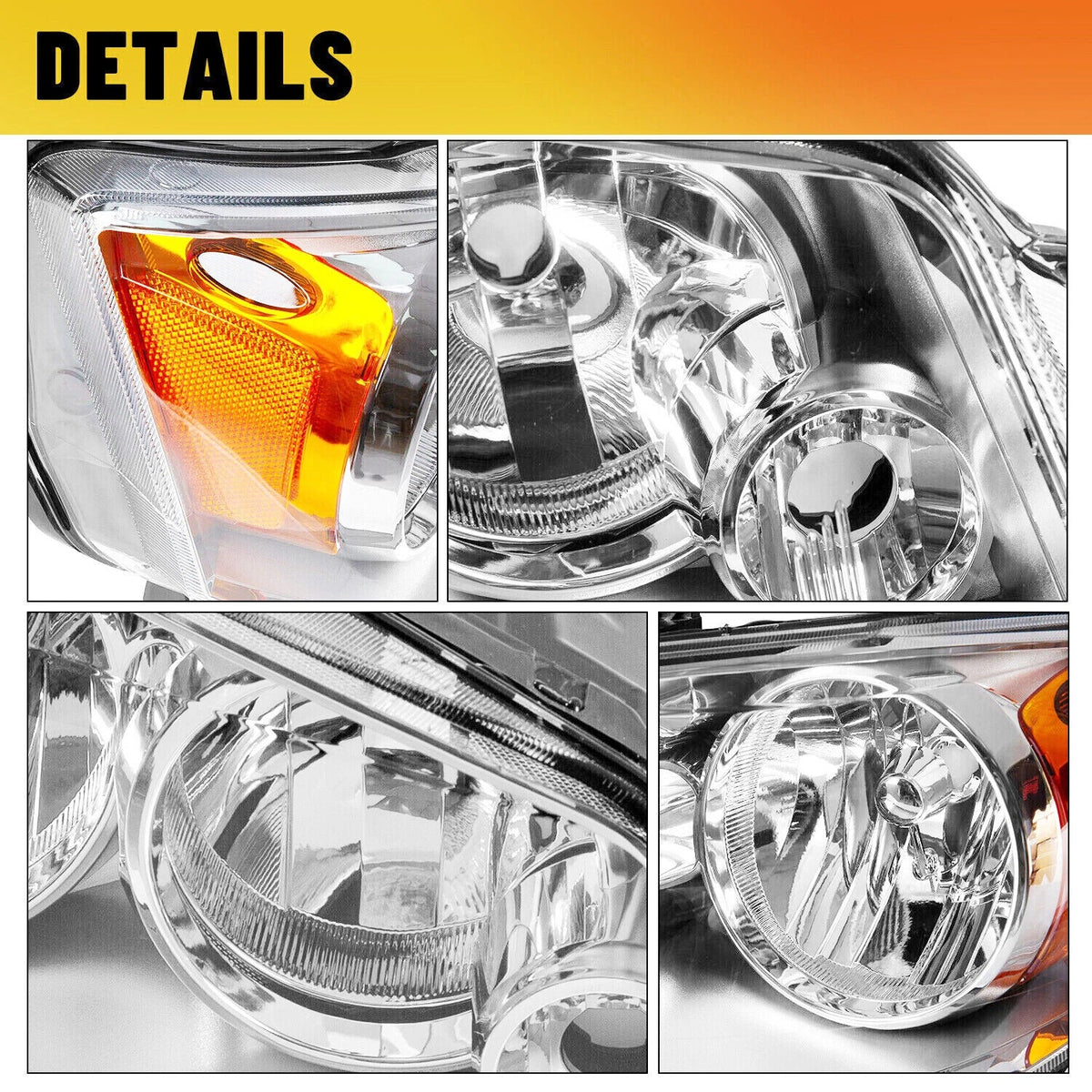 Driver Headlights for Dodge Grand Caravan (2011–2020) & Chrysler Town & Country (2008–2016)