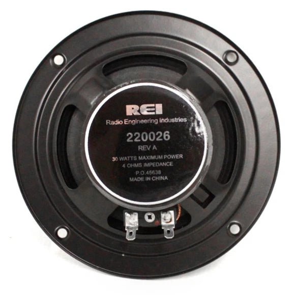 6" One-Piece Speaker w/Grill for REI (No Specific Years)