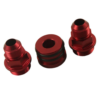Rear Block Breather Fittings & Plug for B16 B18C (B16A B18A -10 AN)
