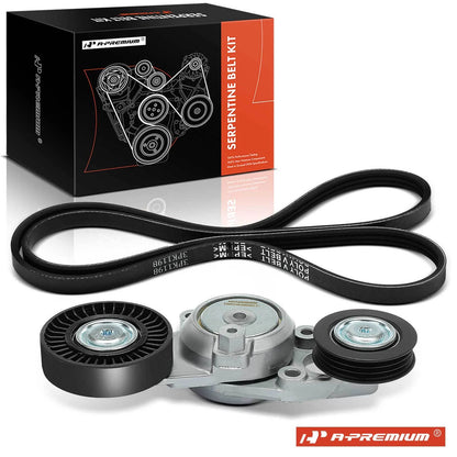 2X Serpentine Belt Drive Component Kit for Toyota Camry (2010–2011) 90K39095, K030471, 39095