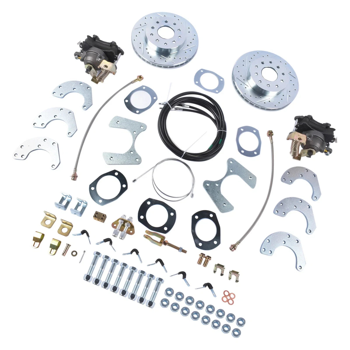 Complete Rear-End Disc Brake Kit for Ford 8 Inch & 9 Inch (1960–1986)