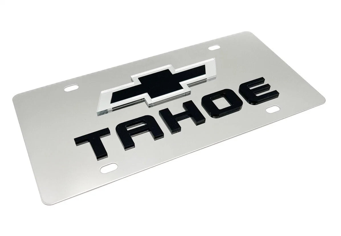 Chrome Metal License Plate Bracket Replacement for Chevy Tahoe (2015–2025)