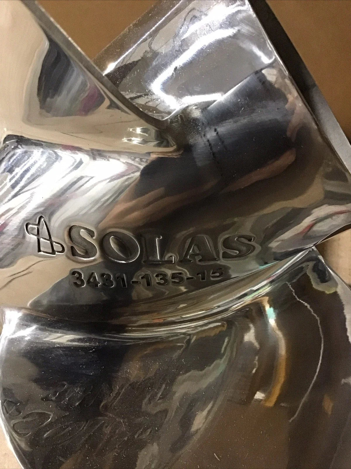 Solas Saturn 3 Blade Propeller 13.5x15P 3431-135-15 for