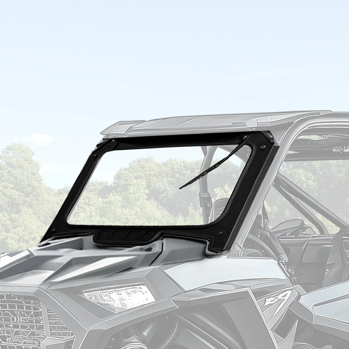 Glass Front Windshield for Polaris RZR XP/XP4 1000 (2019–2023)