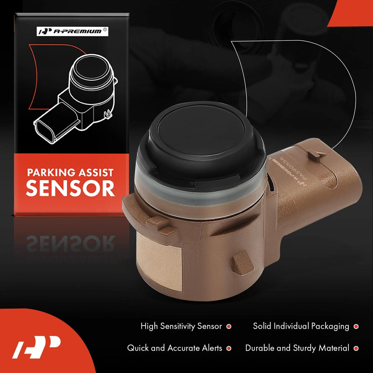 Parking Assist Sensor for Mercedes C300 C63 SL63 AMG E300 Maybach S600 (2015–2020) - 9055604, 0009055604, V30720217