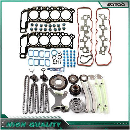 Timing Chain Kit & Head Gasket Set for Jeep Dodge Ram 1500 (2004–2007)