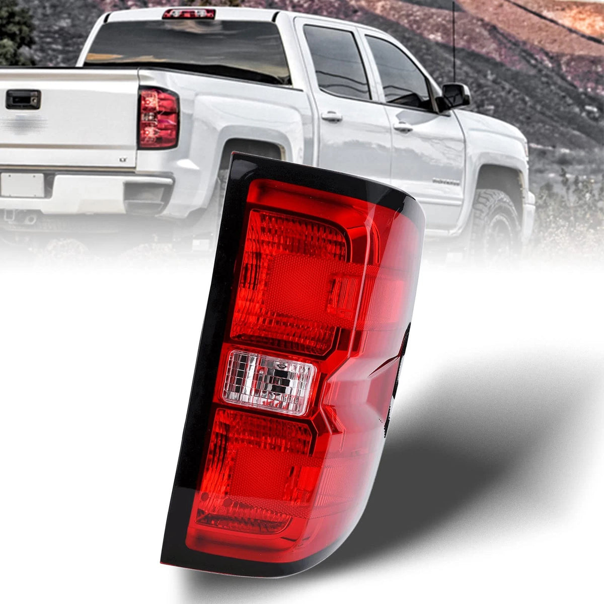Right Tail Light Assembly for Chevy Silverado GMC Sierra (2016–2019)