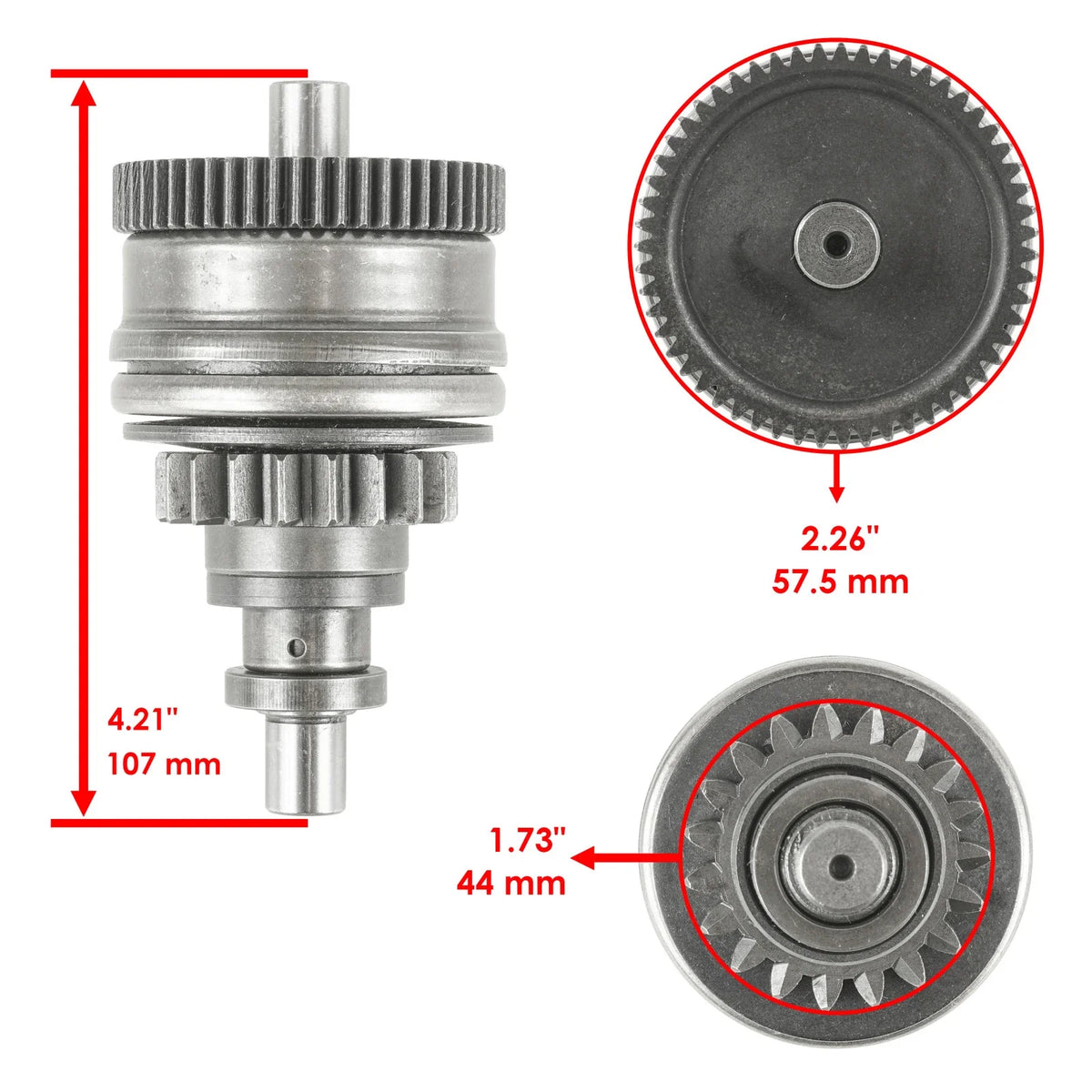 Starter & Drive for Yamaha Waverunner Superjet 700 (1994–2017)