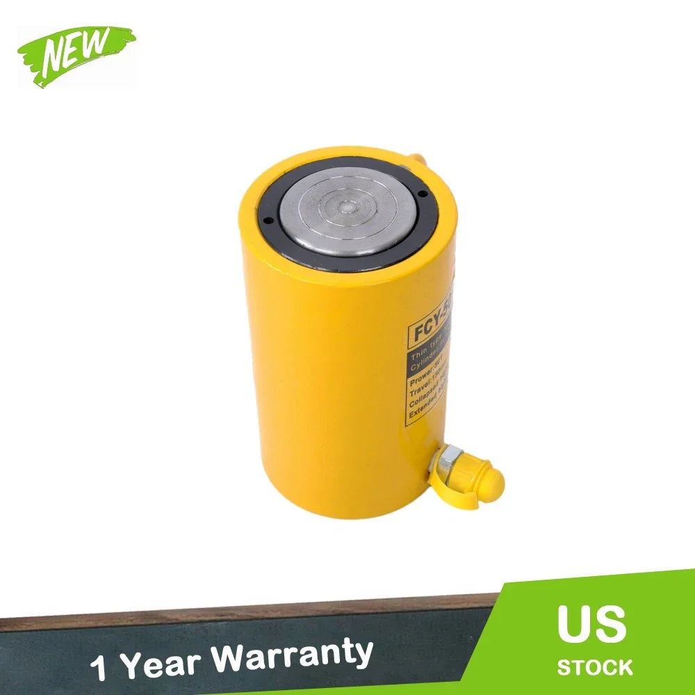 Hydraulic Ram Cylinder Jack for Heavy Equipment (50 Ton, 6 Inch Stroke)