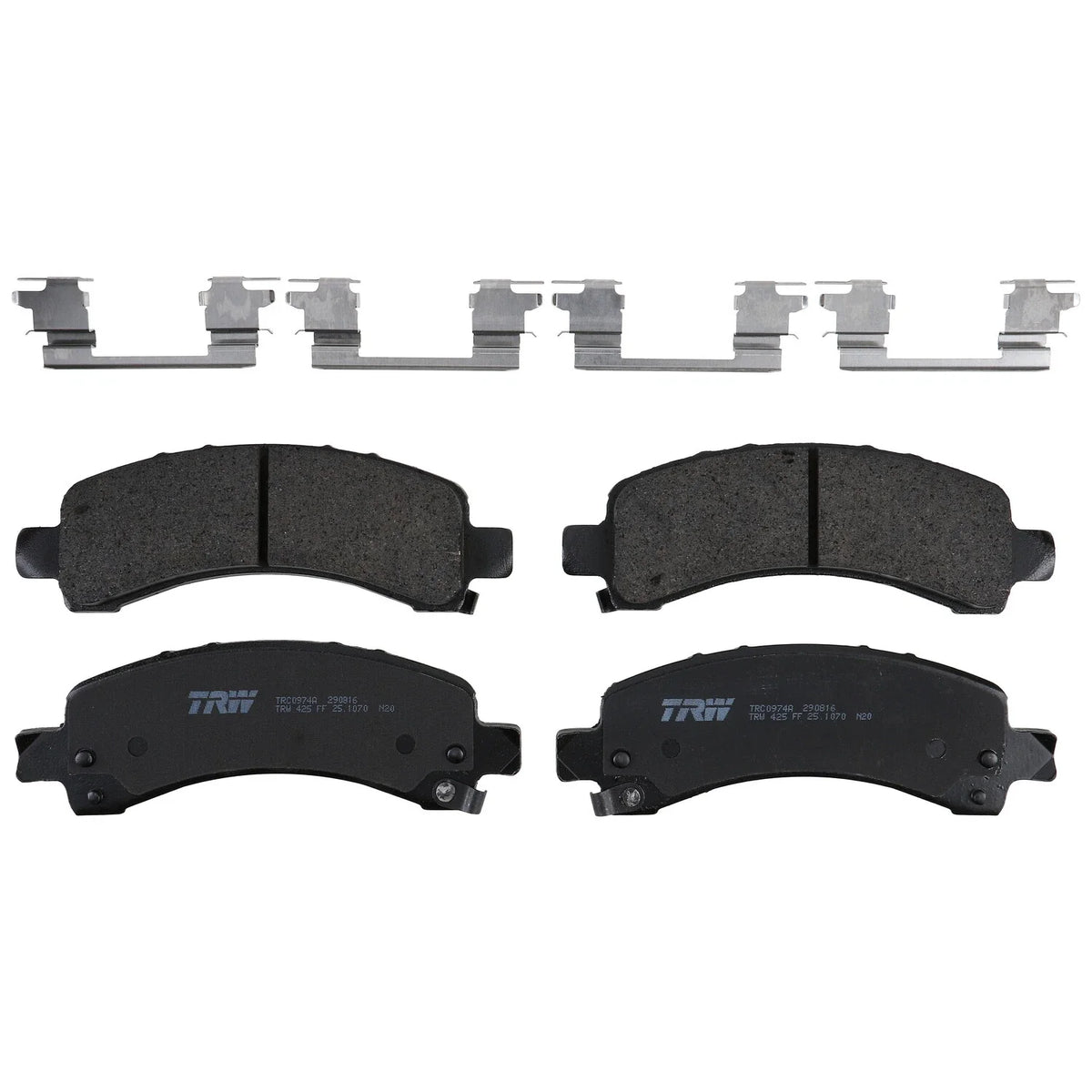 Rear Brake Kit 330mm Disc Rotors & TRW Pro Ceramic Pads for Cadillac Chevy GMC