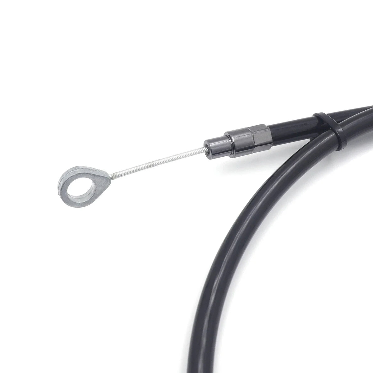 Clutch Cable for Harley Twin Cam Touring Softail D (2007–2016) +10" Black Vinyl Coated