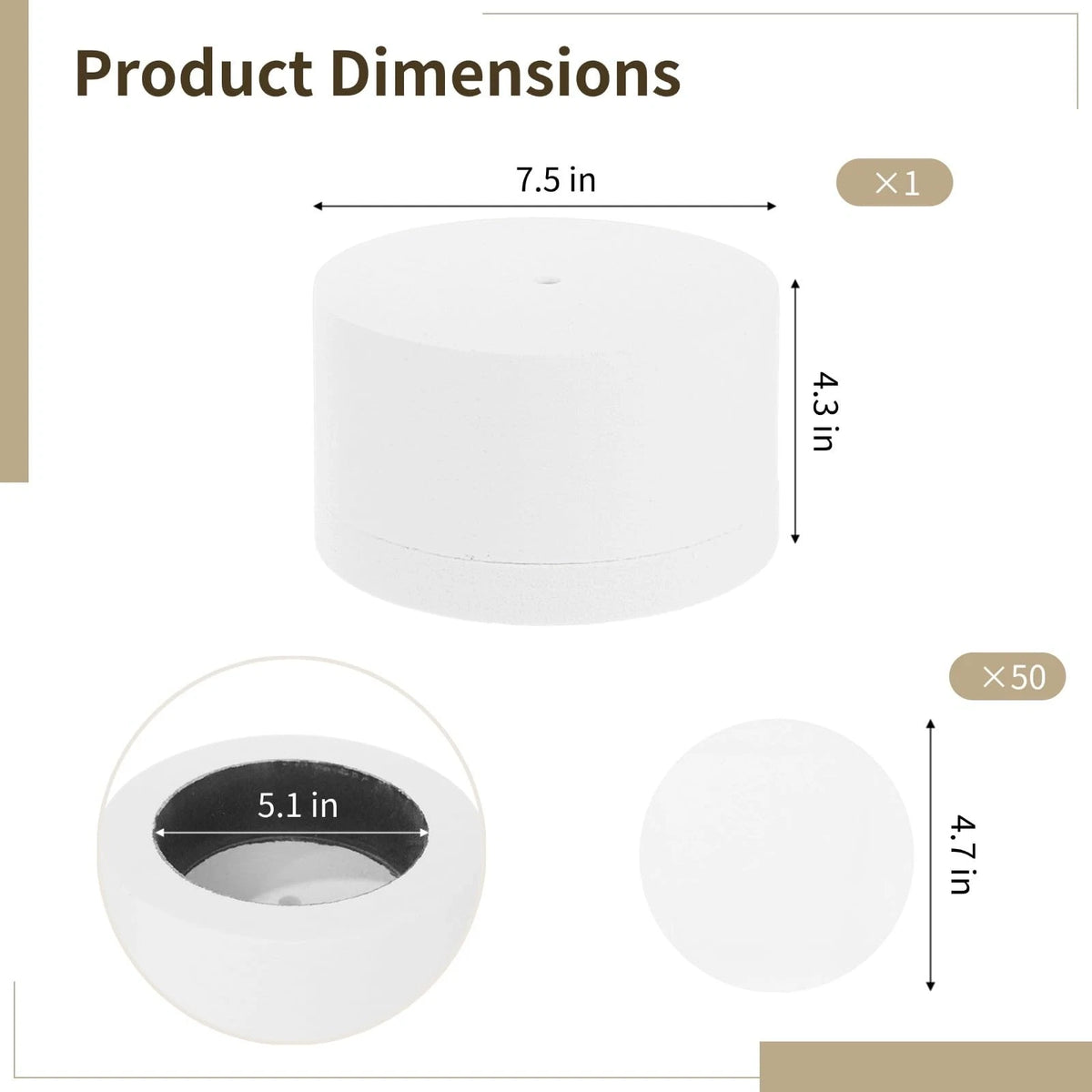 Large Microwave Kiln Kit with 50 Paper Liners