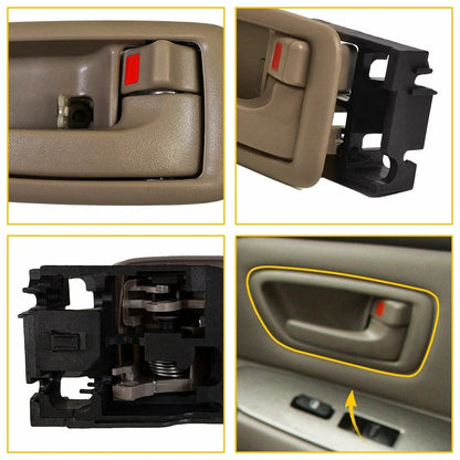 Set of 4 Door Interior Handles for 01-07 Toyota Tundra Sequoia Left & Right