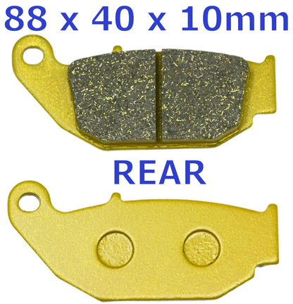 Front Rear Brake Pads for Honda CBR 125 R CBR125R (2011–2016)