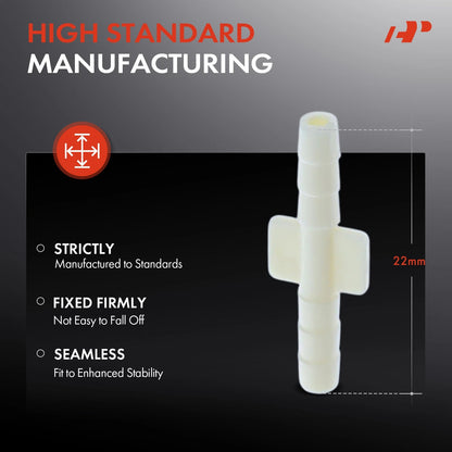 50x Nylon Straight Hose Connector Retainer Clip for GM Ford (14047034, 4095145)