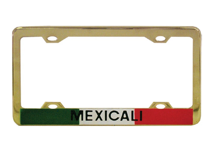 Metal License Plate Frame for Car Truck SUV (WL328G)