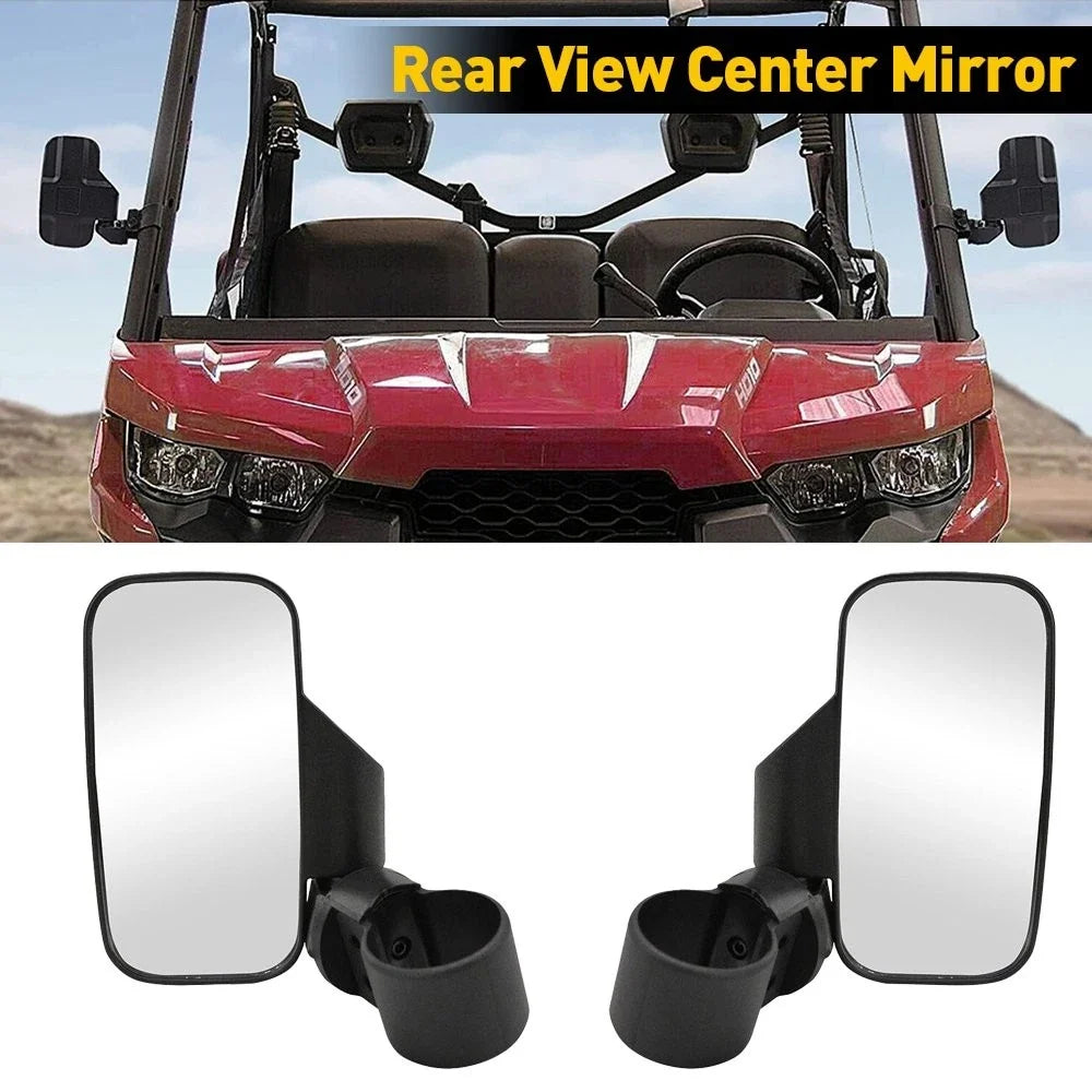 Set of 2 Rear View Side Mirrors for Polaris Ranger RZR XP Crew 570 800 900 1000