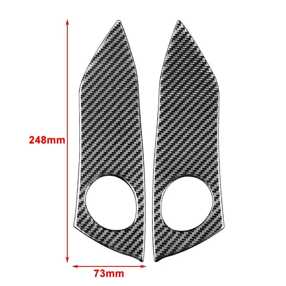 2X Emergency Warning Light Switch Cover Trim for Toyota RAV4 (2006–2012) Black
